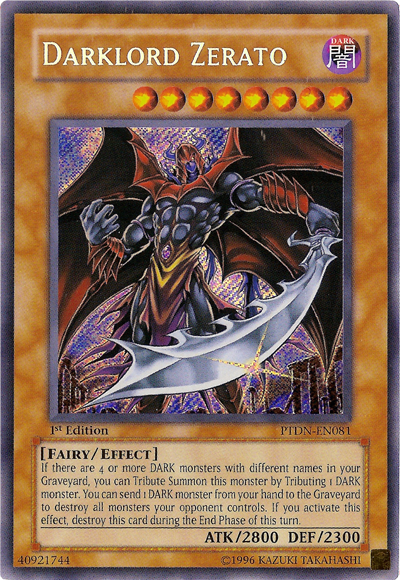 Darklord Zerato [PTDN-EN081] Secret Rare | Pegasus Games WI