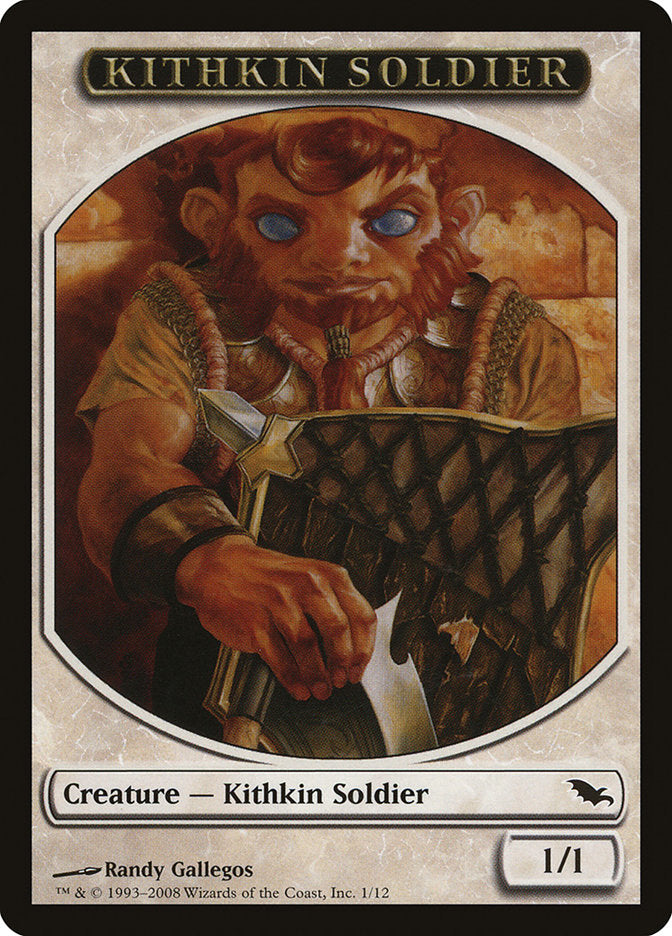 Kithkin Soldier Token [Shadowmoor Tokens] | Pegasus Games WI