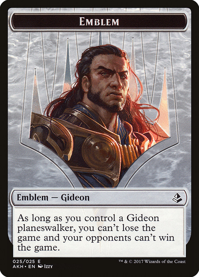 Gideon of the Trials Emblem [Amonkhet Tokens] | Pegasus Games WI