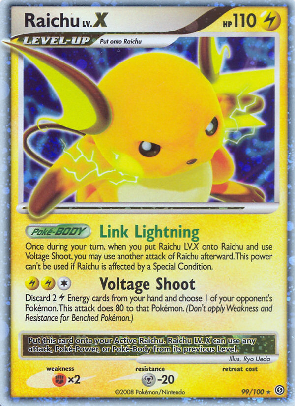 Raichu LV.X (99/100) [Diamond & Pearl: Stormfront] | Pegasus Games WI