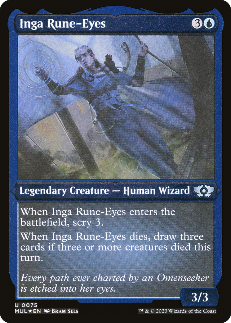 Inga Rune-Eyes (Foil Etched) [Multiverse Legends] | Pegasus Games WI