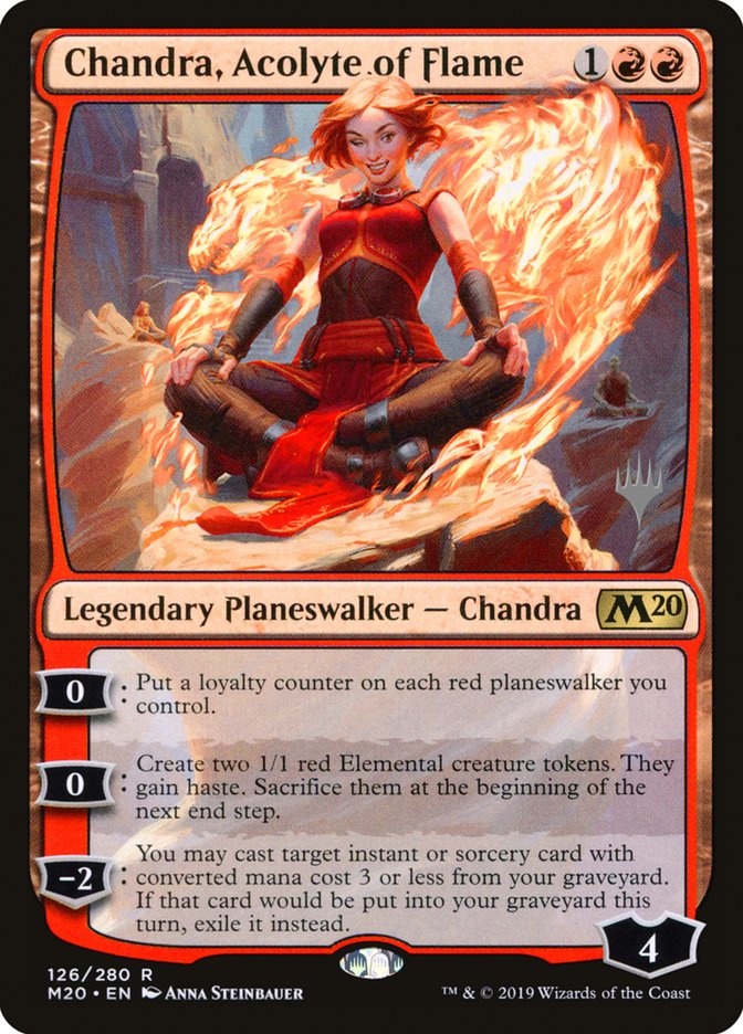 Chandra, Acolyte of Flame (Promo Pack) [Core Set 2020 Promos] | Pegasus Games WI