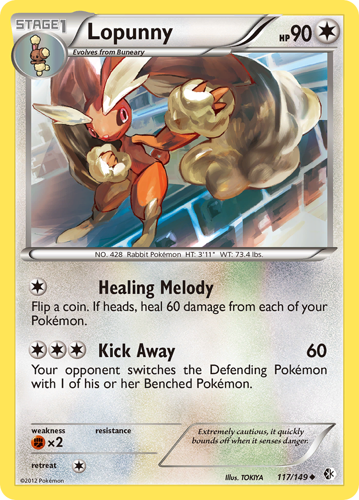 Lopunny (117/149) [Black & White: Boundaries Crossed] | Pegasus Games WI