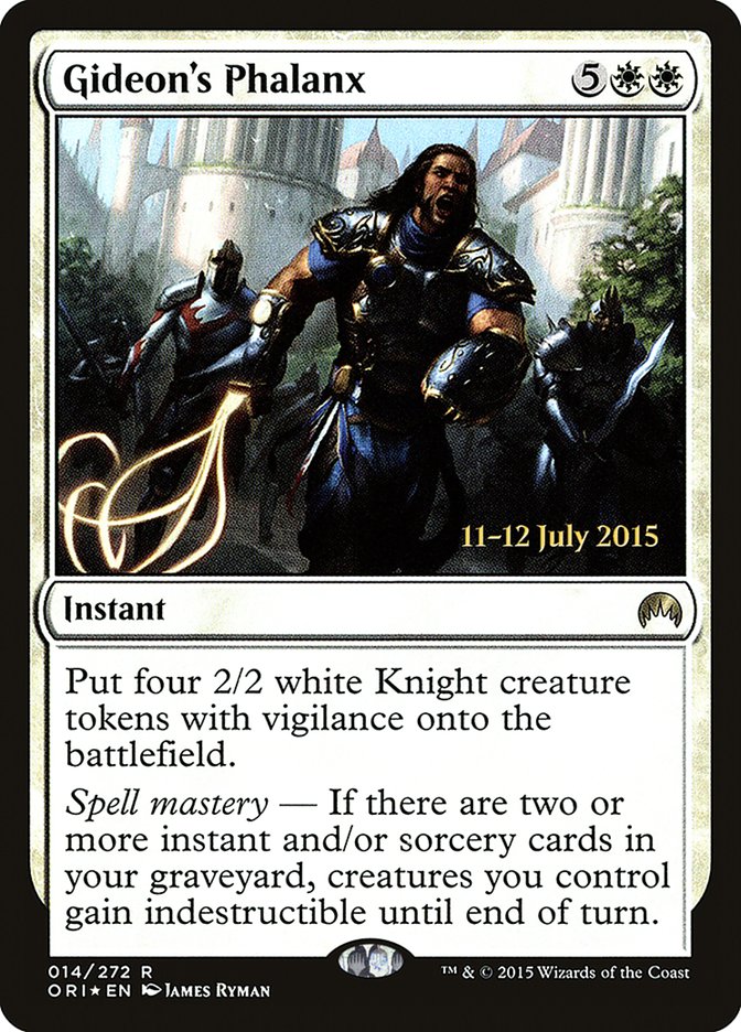 Gideon's Phalanx [Magic Origins Prerelease Promos] | Pegasus Games WI