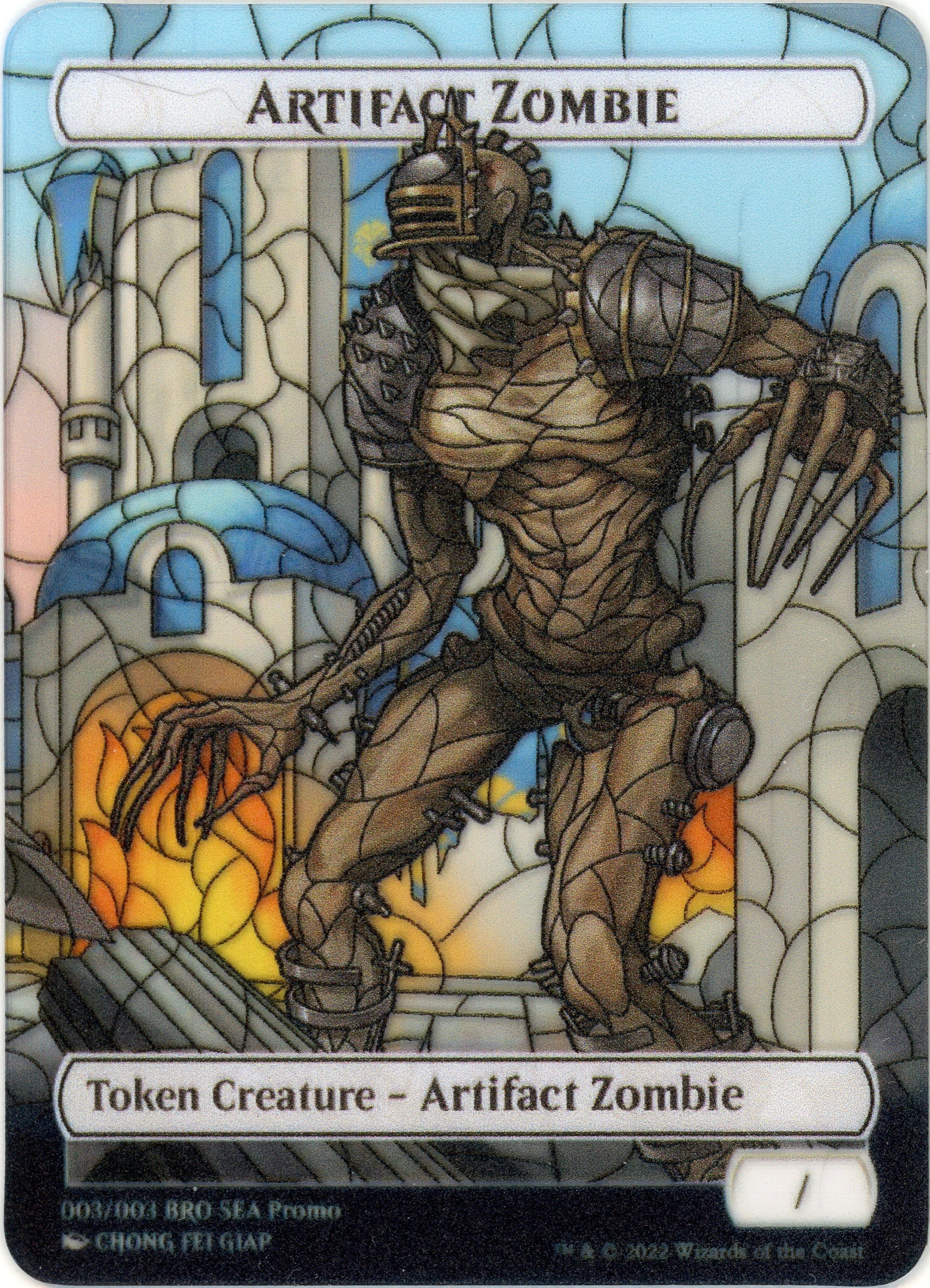 Artifact Zombie Token (SEA Exclusive) [The Brothers' War Tokens] | Pegasus Games WI