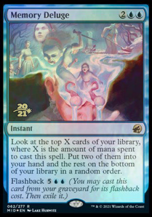 Memory Deluge [Innistrad: Midnight Hunt Prerelease Promos] | Pegasus Games WI