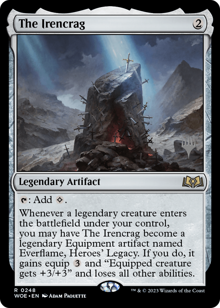 The Irencrag (Promo Pack) [Wilds of Eldraine Promos] | Pegasus Games WI