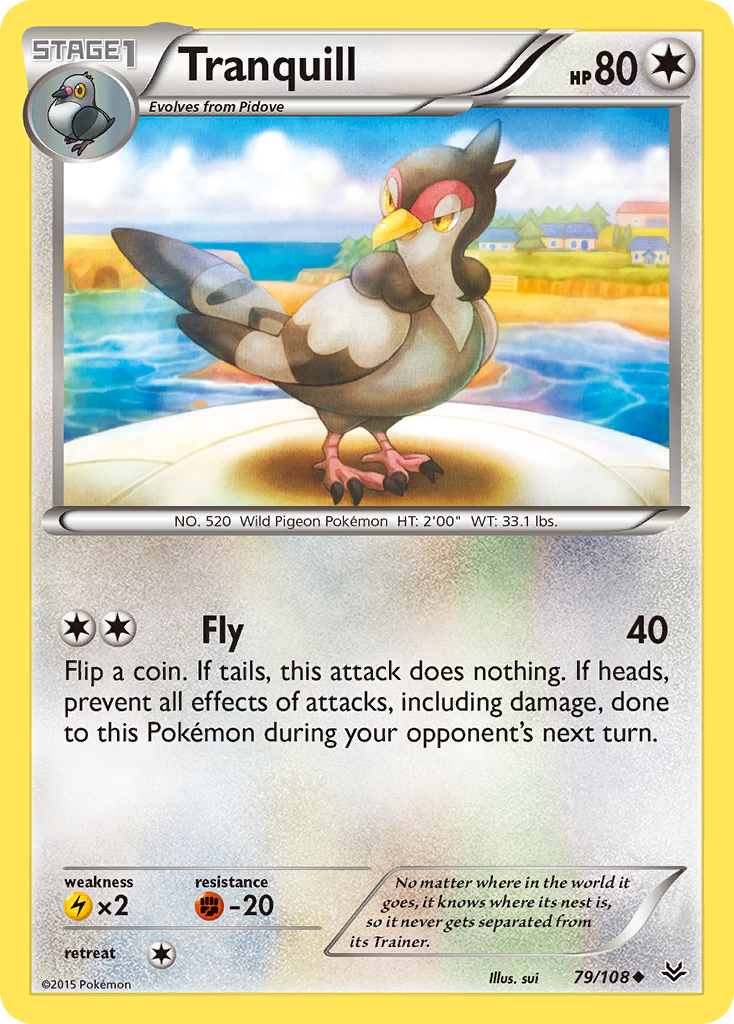 Tranquill (79/108) [XY: Roaring Skies] | Pegasus Games WI