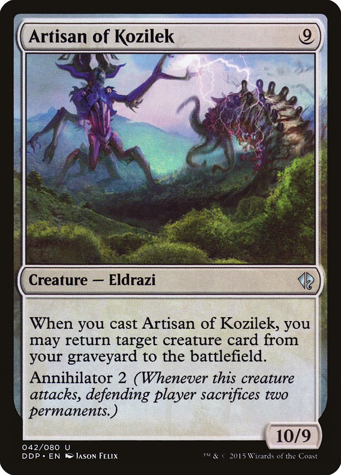 Artisan of Kozilek [Duel Decks: Zendikar vs. Eldrazi] | Pegasus Games WI