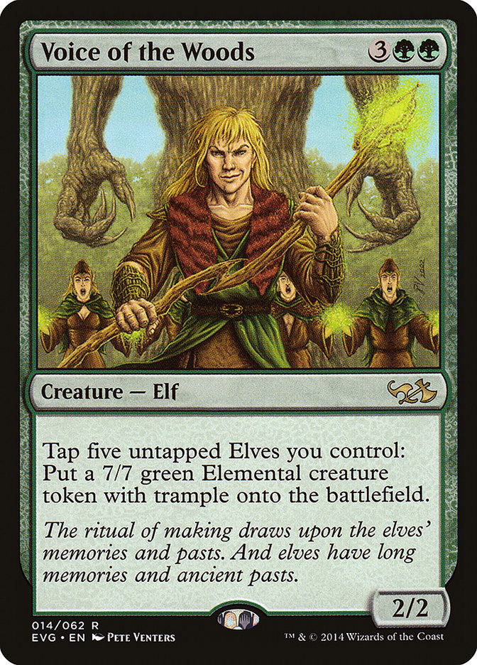 Voice of the Woods (Elves vs. Goblins) [Duel Decks Anthology] | Pegasus Games WI