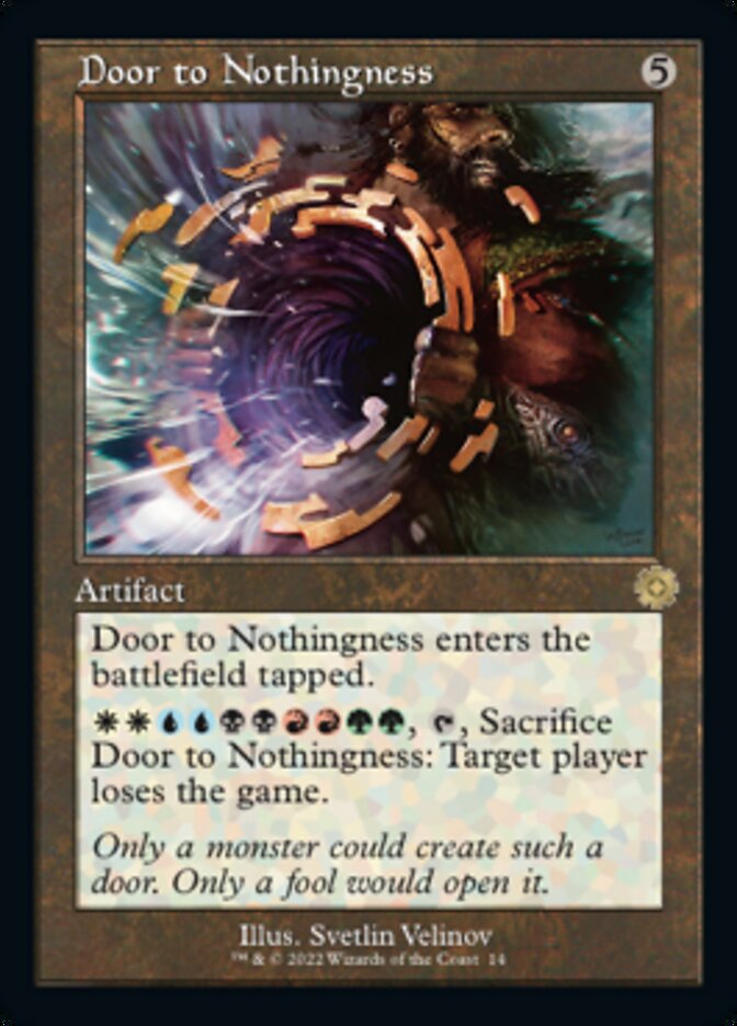 Door to Nothingness (Retro) [The Brothers' War Retro Artifacts] | Pegasus Games WI