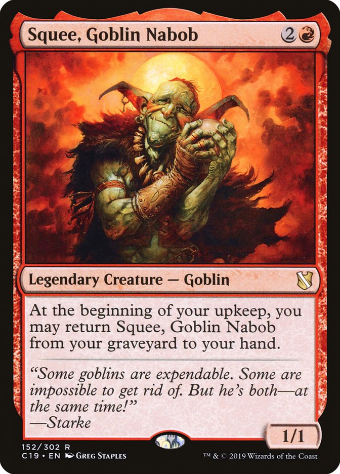 Squee, Goblin Nabob [Commander 2019] | Pegasus Games WI
