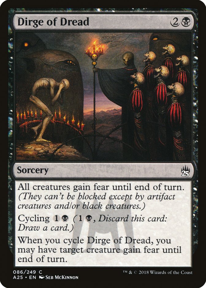 Dirge of Dread [Masters 25] | Pegasus Games WI
