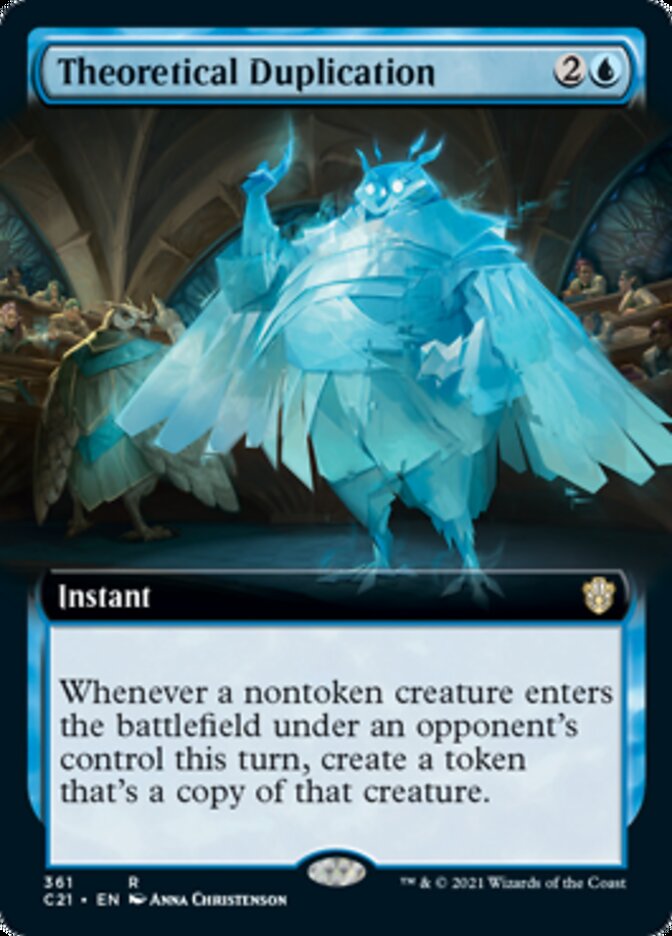 Theoretical Duplication (Extended Art) [Commander 2021] | Pegasus Games WI