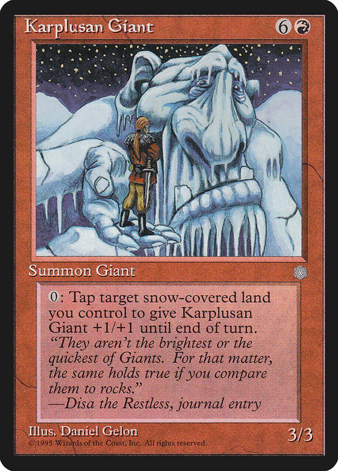 Karplusan Giant [Ice Age] | Pegasus Games WI