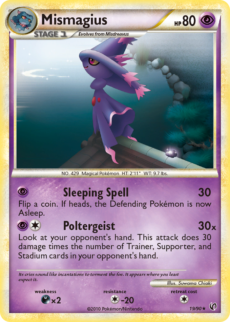 Mismagius (19/90) [HeartGold & SoulSilver: Undaunted] | Pegasus Games WI