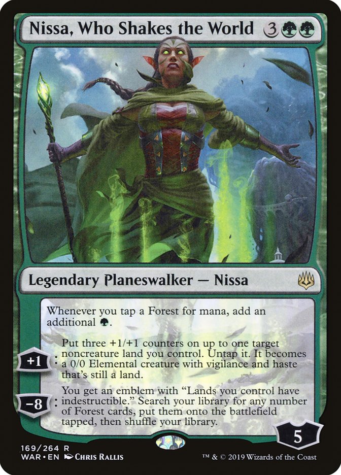 Nissa, Who Shakes the World [War of the Spark] | Pegasus Games WI