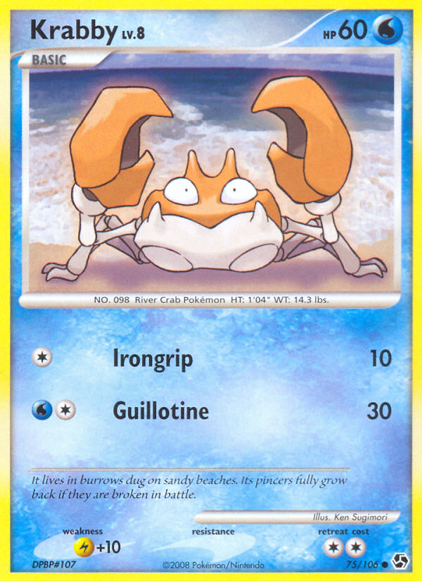 Krabby (75/106) [Diamond & Pearl: Great Encounters] | Pegasus Games WI