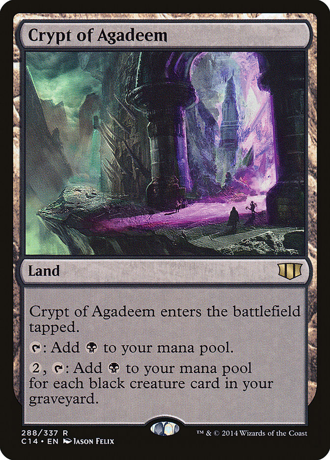 Crypt of Agadeem [Commander 2014] | Pegasus Games WI
