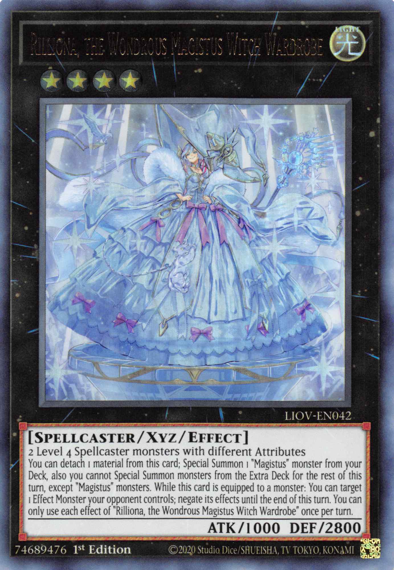 Rilliona, the Wondrous Magistus Witch Wardrobe [LIOV-EN042] Ultra Rare | Pegasus Games WI