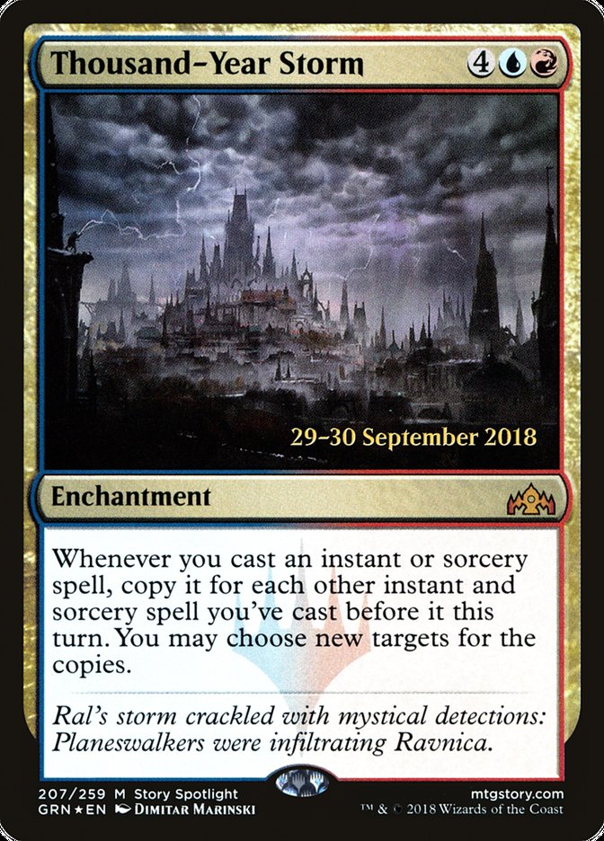 Thousand-Year Storm [Guilds of Ravnica Prerelease Promos] | Pegasus Games WI