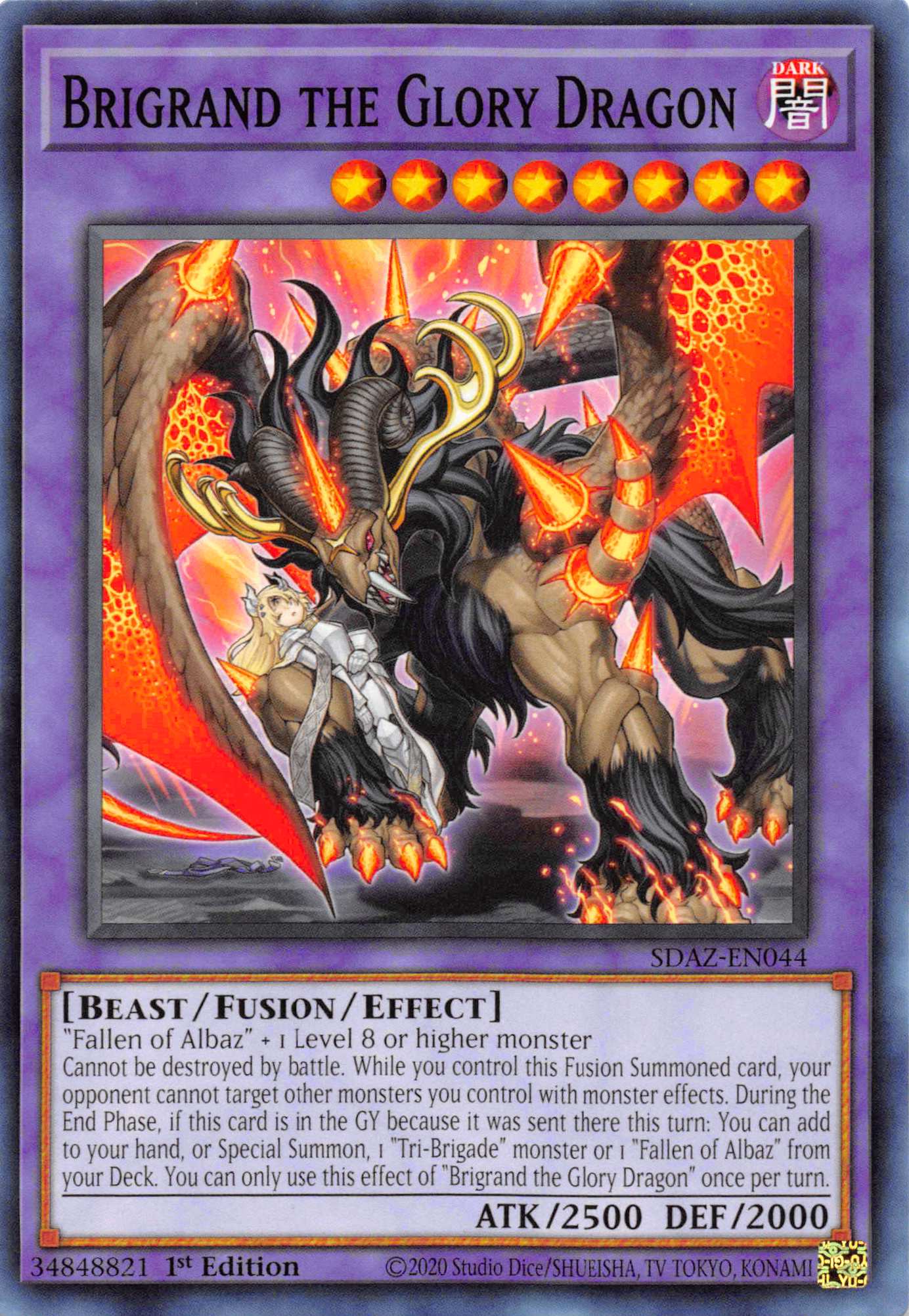 Brigrand the Glory Dragon [SDAZ-EN044] Common | Pegasus Games WI