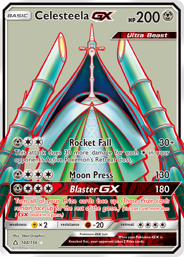 Celesteela GX (144/156) [Sun & Moon: Ultra Prism] | Pegasus Games WI