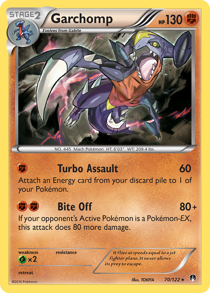 Garchomp (70/122) [XY: BREAKpoint] | Pegasus Games WI