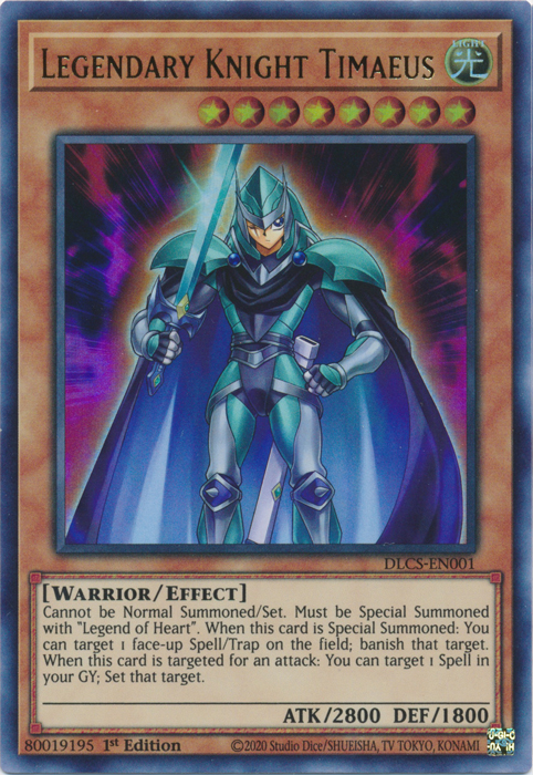 Legendary Knight Timaeus [DLCS-EN001] Ultra Rare | Pegasus Games WI