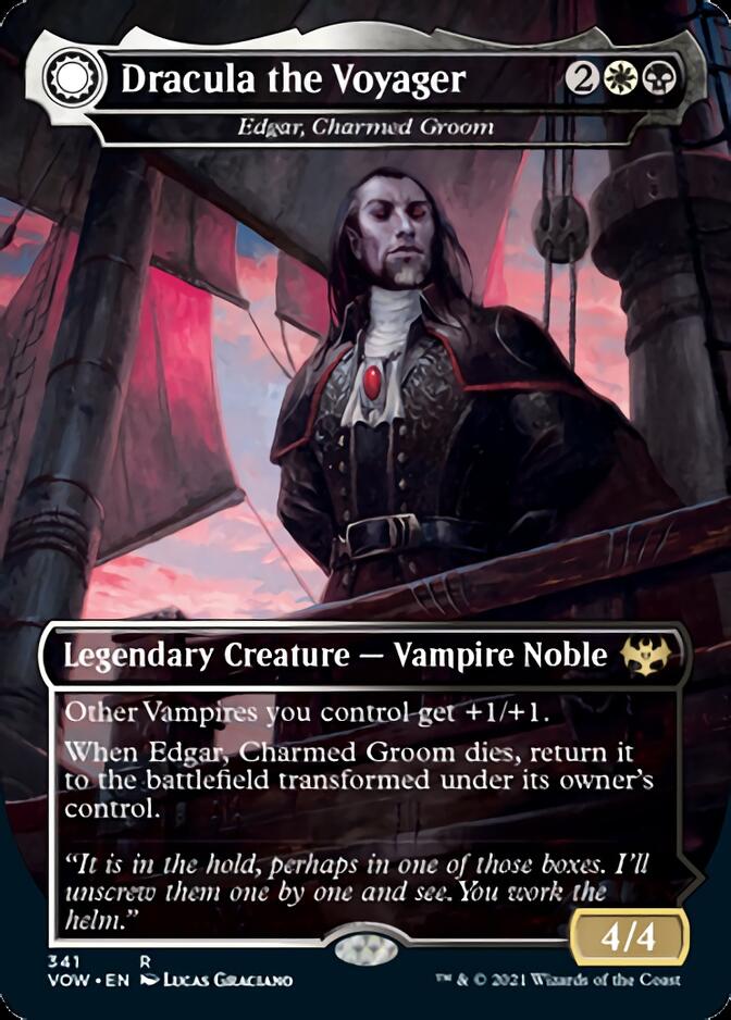 Edgar, Charmed Groom // Edgar Markov's Coffin - Dracula the Voyager // Casket of Native Earth [Innistrad: Crimson Vow] | Pegasus Games WI