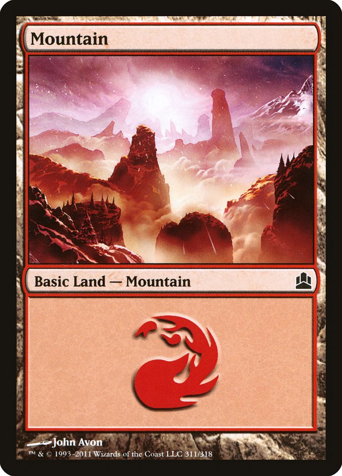 Mountain (311) [Commander 2011] | Pegasus Games WI