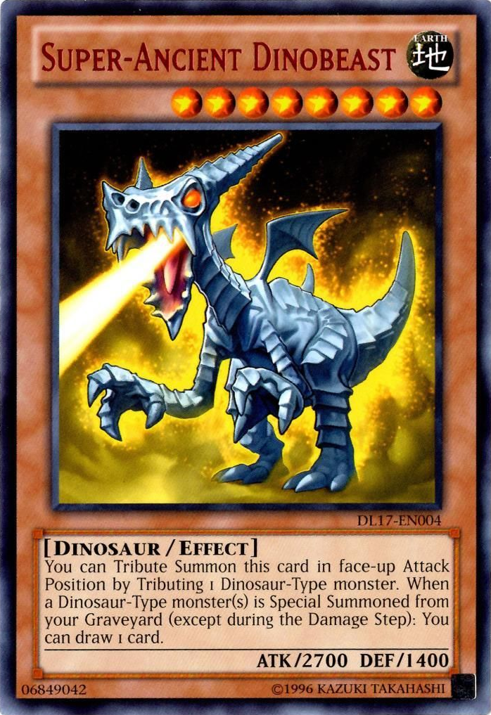 Super-Ancient Dinobeast (Red) [DL17-EN004] Rare | Pegasus Games WI