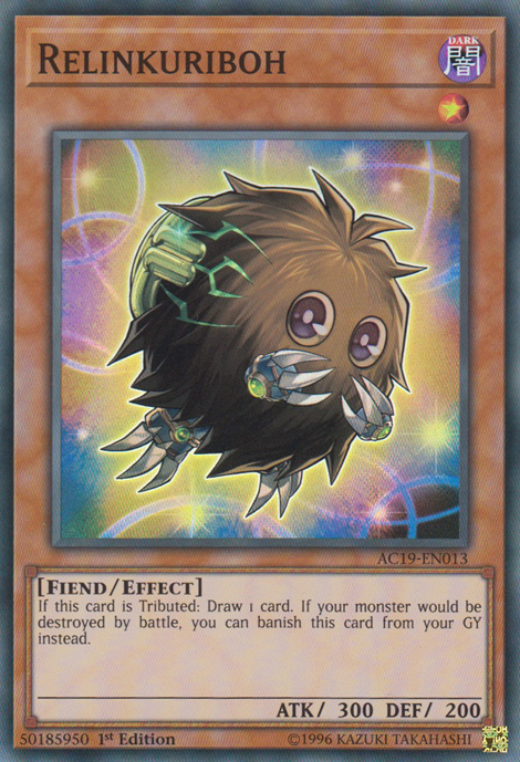 Relinkuriboh [AC19-EN013] Super Rare | Pegasus Games WI