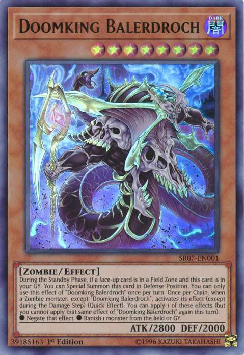 Doomking Balerdroch [SR07-EN001] Ultra Rare | Pegasus Games WI