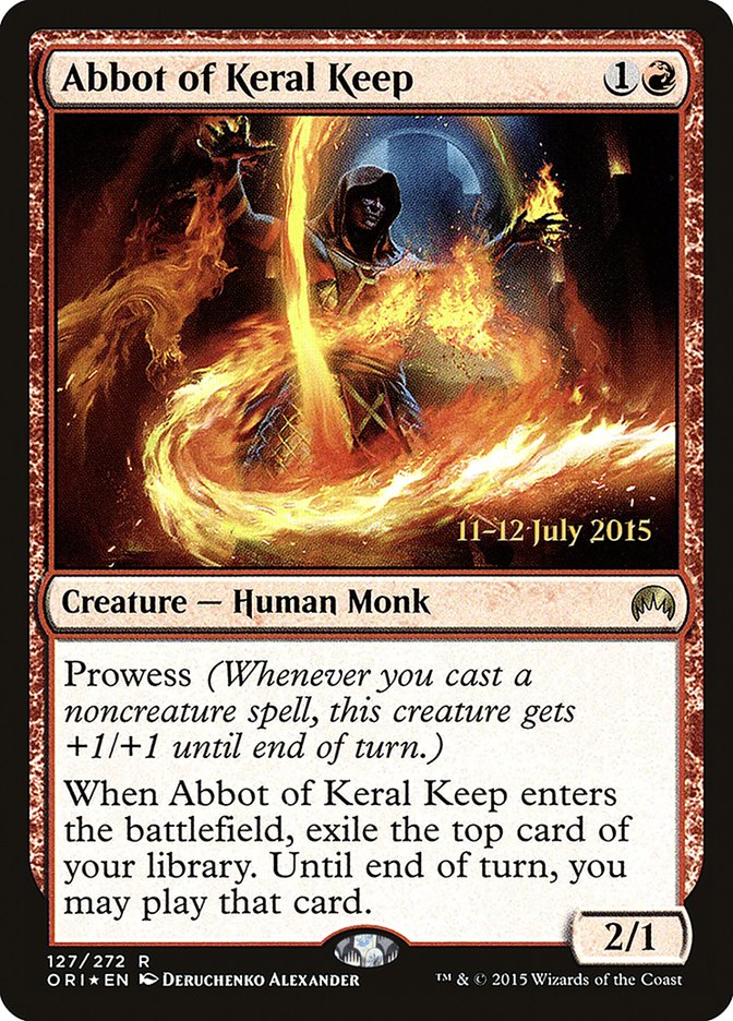 Abbot of Keral Keep [Magic Origins Prerelease Promos] | Pegasus Games WI