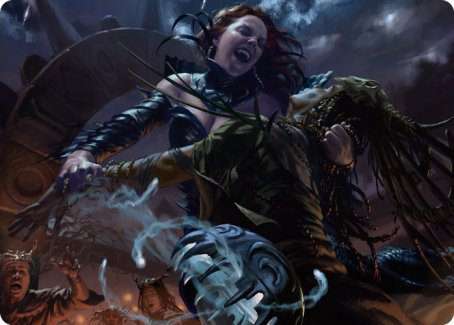 Olivia's Midnight Ambush Art Card [Innistrad: Midnight Hunt Art Series] | Pegasus Games WI