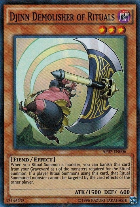 Djinn Demolisher of Rituals [AP07-EN006] Super Rare | Pegasus Games WI