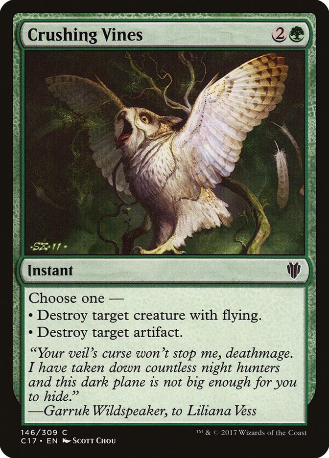 Crushing Vines [Commander 2017] | Pegasus Games WI