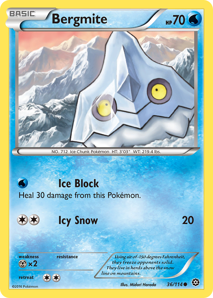 Bergmite (36/114) [XY: Steam Siege] | Pegasus Games WI