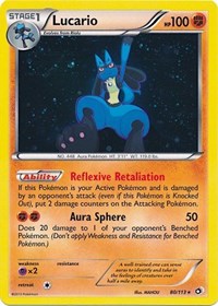 Lucario (80/113) (Cosmos Holo) [Black & White: Legendary Treasures] | Pegasus Games WI