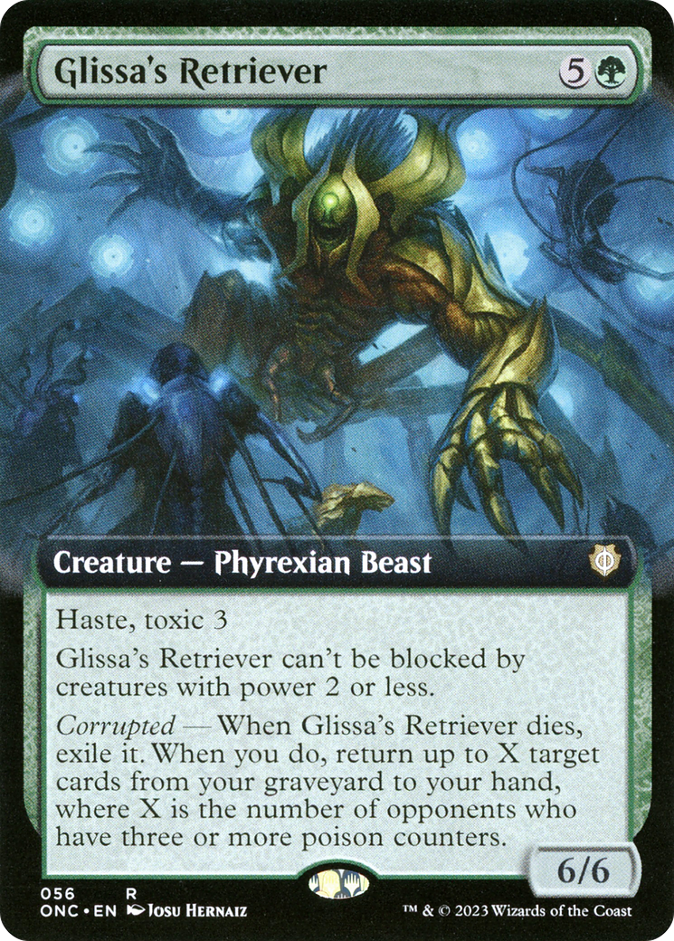 Glissa's Retriever (Extended Art) [Phyrexia: All Will Be One Commander] | Pegasus Games WI