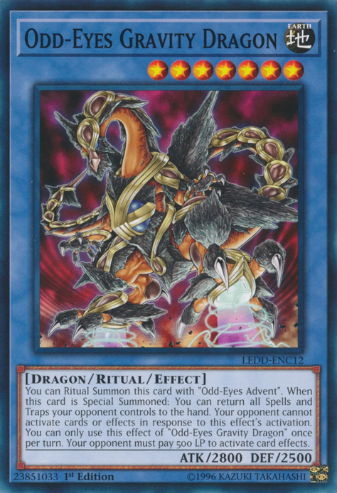 Odd-Eyes Gravity Dragon [LEDD-ENC12] Common | Pegasus Games WI