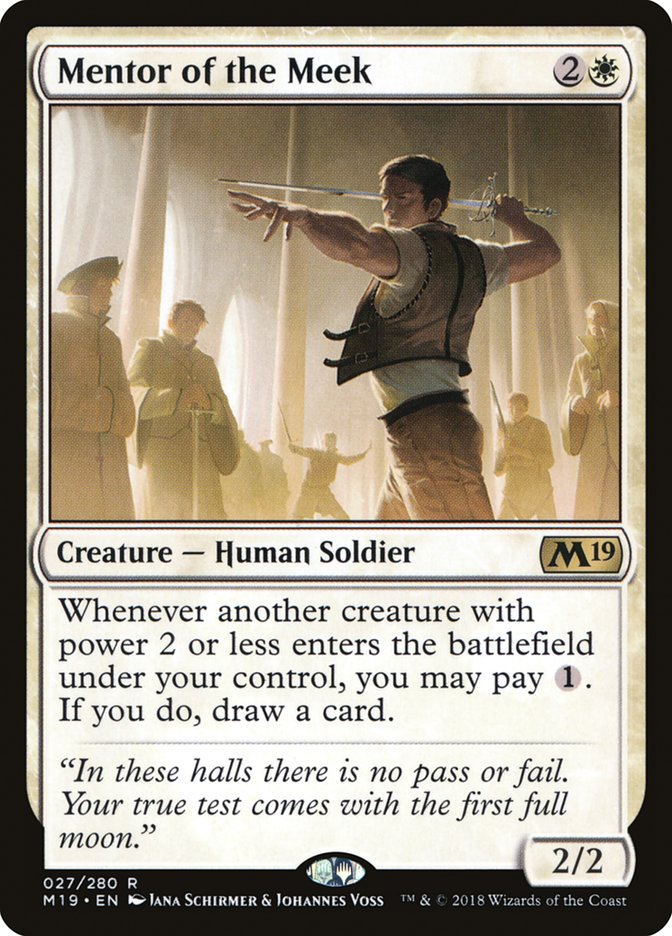 Mentor of the Meek [Core Set 2019] | Pegasus Games WI