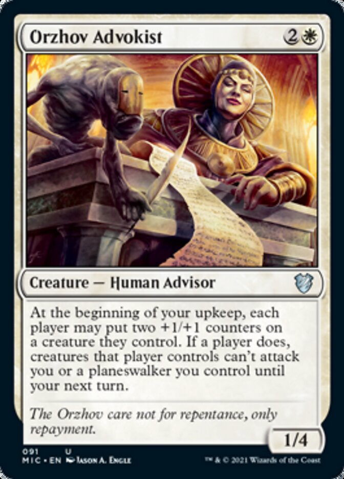 Orzhov Advokist [Innistrad: Midnight Hunt Commander] | Pegasus Games WI