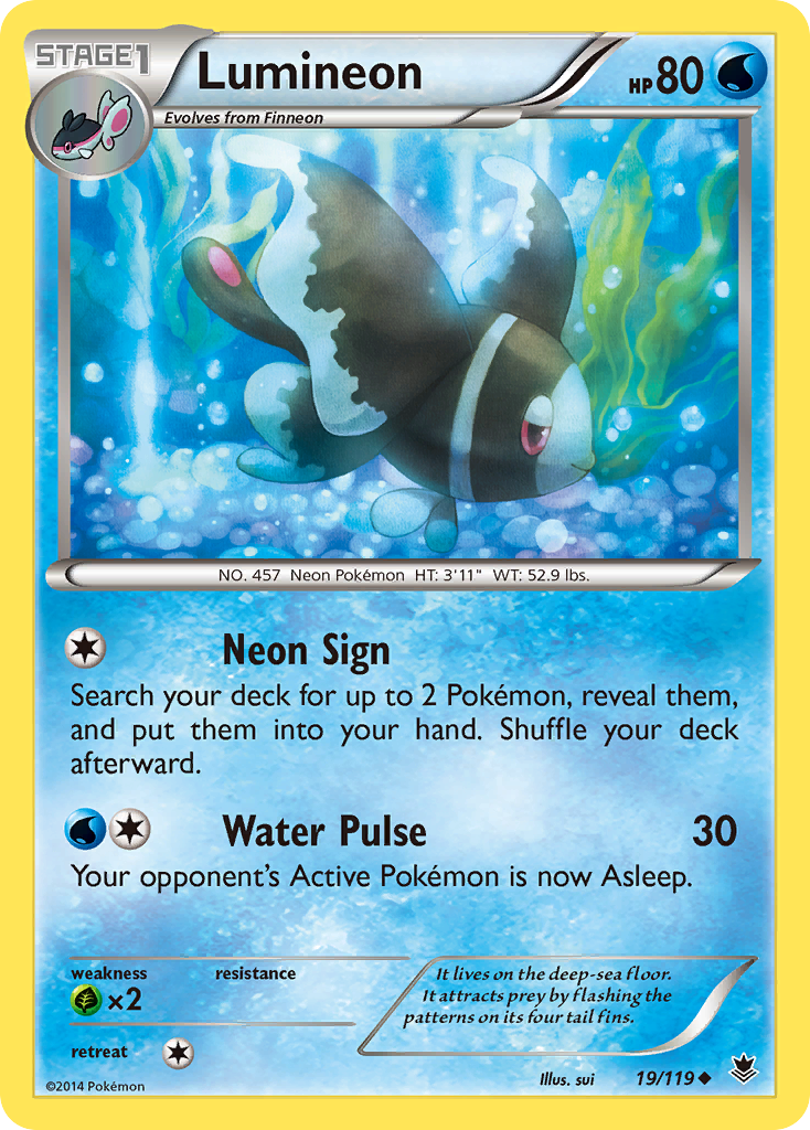 Lumineon (19/119) [XY: Phantom Forces] | Pegasus Games WI