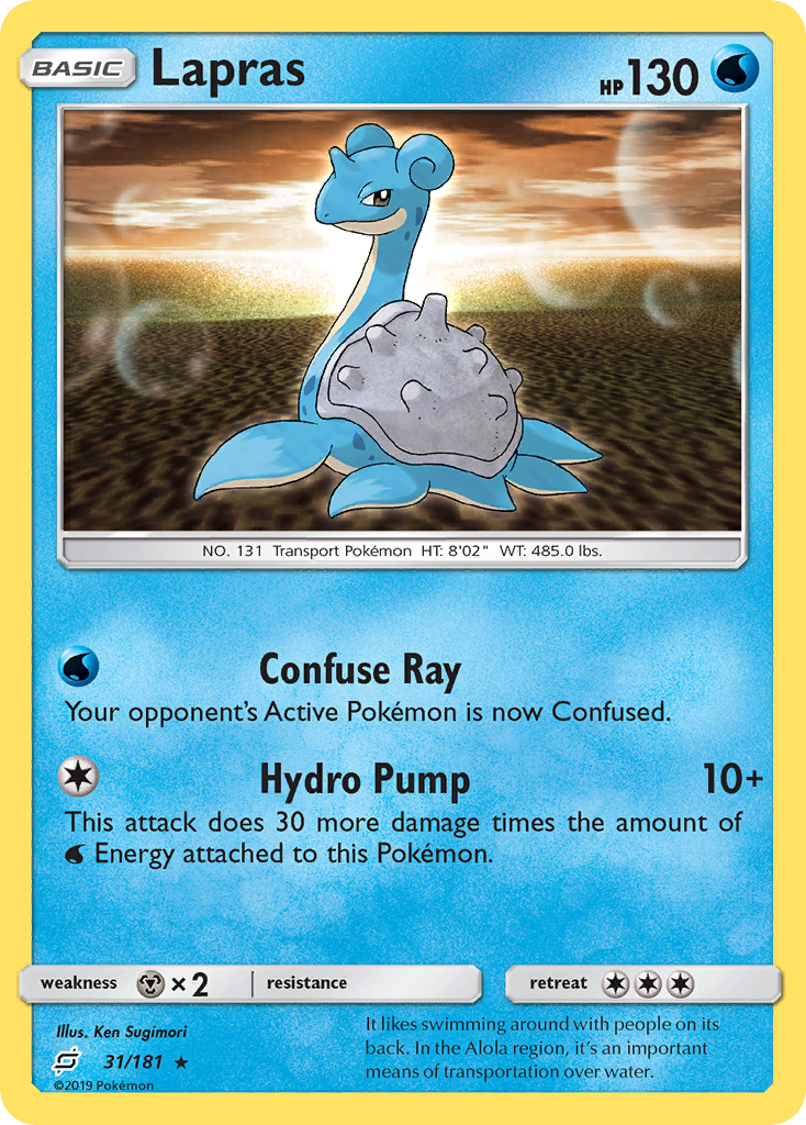 Lapras (31/181) [Sun & Moon: Team Up] | Pegasus Games WI