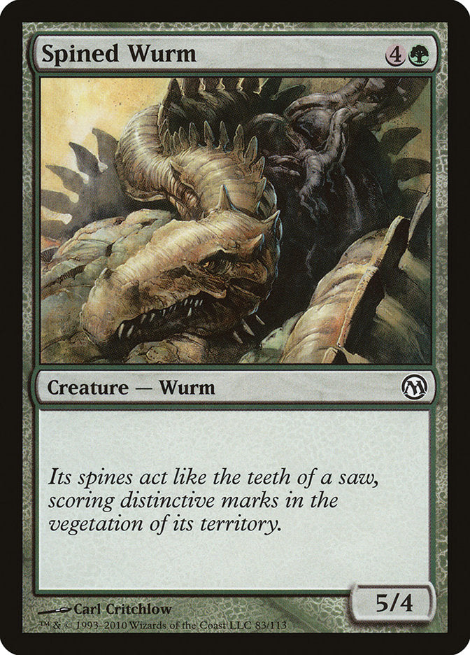 Spined Wurm [Duels of the Planeswalkers] | Pegasus Games WI
