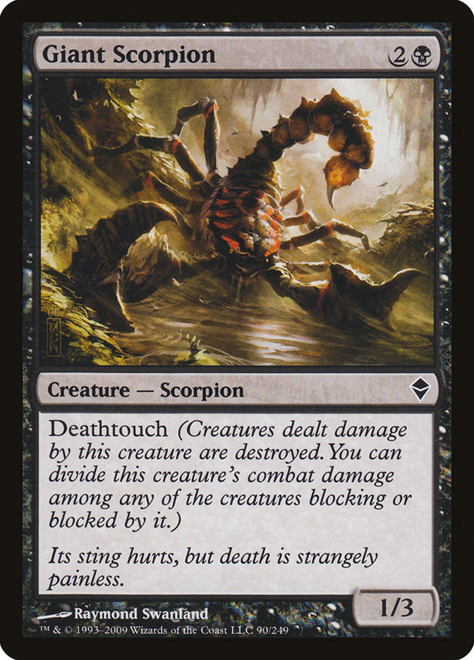 Giant Scorpion [Zendikar] | Pegasus Games WI