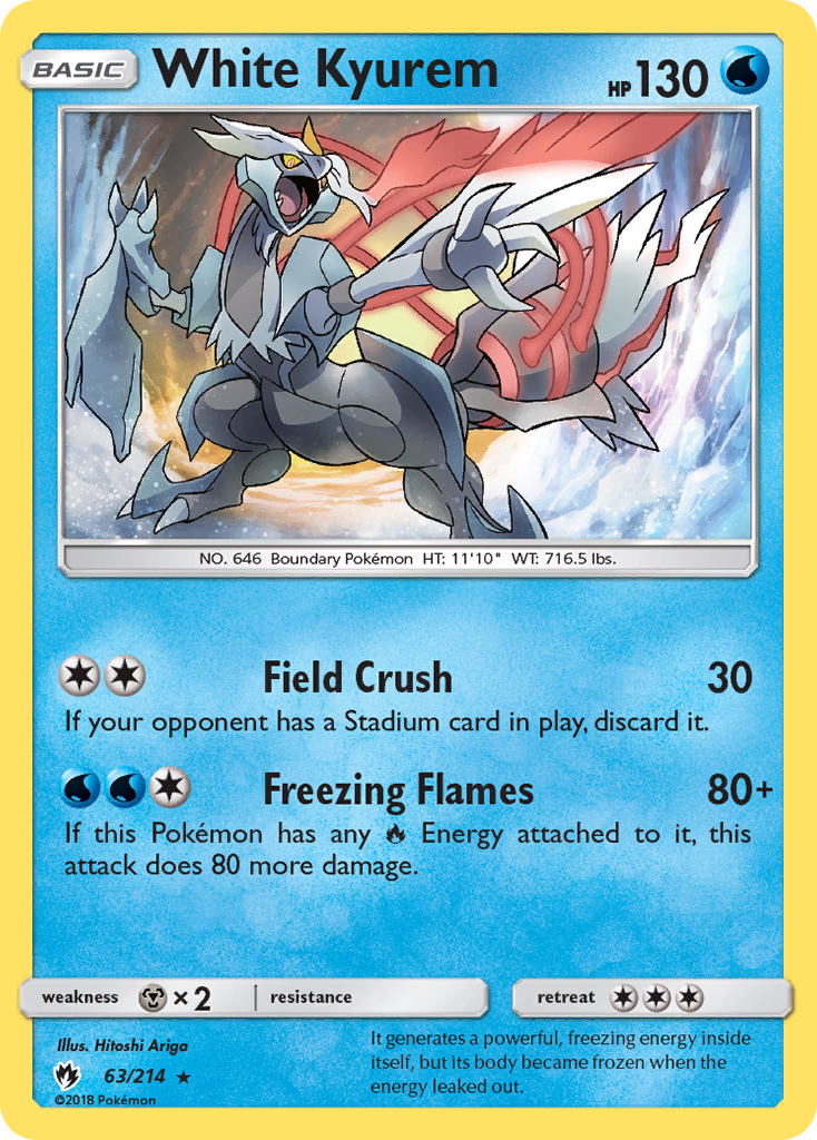 White Kyurem (63/214) [Sun & Moon: Lost Thunder] | Pegasus Games WI