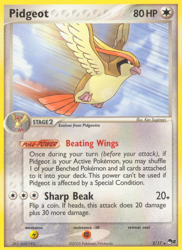 Pidgeot (2/17) [POP Series 2] | Pegasus Games WI